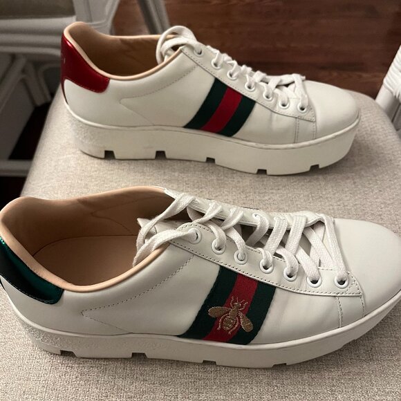GUCCI Women's Ace Platform Sneaker 38.5 (Size 8) - Picture 6 of 11